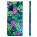 Capa de TPU para Samsung Galaxy S20 FE  - Flores Tropicais