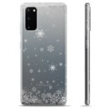 Capa de TPU para Samsung Galaxy S20  - Flocos de Neve