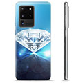 Capa de TPU para Samsung Galaxy S20 Ultra  - Diamante