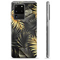 Capa de TPU para Samsung Galaxy S20 Ultra  - Folhas Douradas