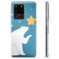 Capa de TPU para Samsung Galaxy S20 Ultra  - Urso Polar