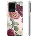 Capa de TPU para Samsung Galaxy S20 Ultra  - Flores Românticas
