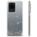 Capa de TPU para Samsung Galaxy S20 Ultra  - Flocos de Neve