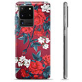 Capa de TPU para Samsung Galaxy S20 Ultra  - Flores Vintage