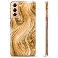 Capa de TPU - Samsung Galaxy S21+ 5G - Areia Dourada