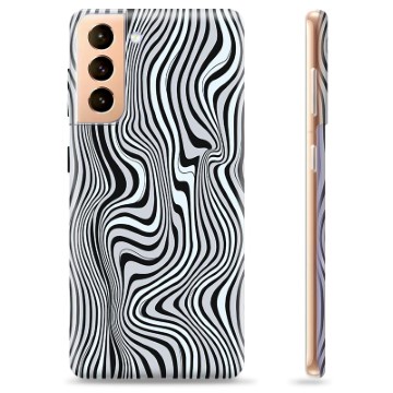 Capa de TPU - Samsung Galaxy S21+ 5G - Zebra Hipnotizante