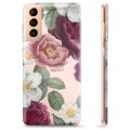 Capa de TPU - Samsung Galaxy S21+ 5G - Flores Românticas