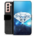 Bolsa tipo Carteira - Samsung Galaxy S21 5G - Diamante