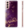 Capa de TPU - Samsung Galaxy S21 5G - Ameixa Dourada