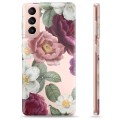 Capa de TPU - Samsung Galaxy S21 5G - Flores Românticas