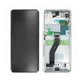 Estrutura para a Parte Frontal e Ecrã LCD GH82-26035B para Samsung Galaxy S21 Ultra 5G - Prateado
