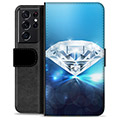 Bolsa tipo Carteira - Samsung Galaxy S21 Ultra 5G - Diamante