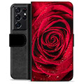 Bolsa tipo Carteira - Samsung Galaxy S21 Ultra 5G - Rosa