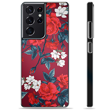 Capa Protectora - Samsung Galaxy S21 Ultra 5G - Flores Vintage