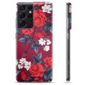 Capa de TPU - Samsung Galaxy S21 Ultra 5G - Flores Vintage
