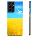 Capa de TPU Ucrânia  - Samsung Galaxy S21 Ultra 5G - Campo de trigo