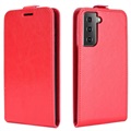 Bolsa Flip Vertical para Samsung Galaxy S21 5G - Vermelho