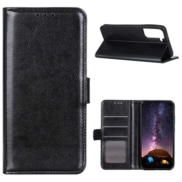 Bolsa tipo Carteira com Fecho Magnético para Samsung Galaxy S21 5G - Preto