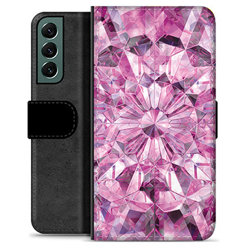 Bolsa tipo Carteira - Samsung Galaxy S22+ 5G - Cristal Rosa