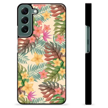 Capa Protectora - Samsung Galaxy S22+ 5G - Flores Cor-de-rosa
