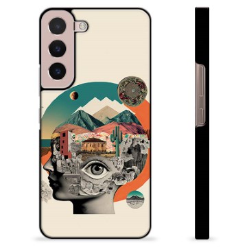 Capa Protectora - Samsung Galaxy S22 5G - Colagem Abstrata