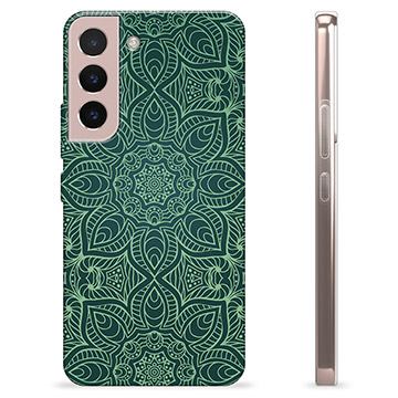 Capa de TPU - Samsung Galaxy S22 5G - Mandala Verde