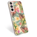 Capa de TPU - Samsung Galaxy S22 5G - Flores Cor-de-rosa