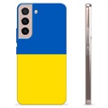 Capa de TPU Bandeira da Ucrânia  - Samsung Galaxy S22 5G - Amarelo e azul claro