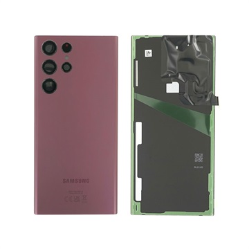 Capa Detrás GH82-27457B para Samsung Galaxy S22 Ultra 5G - Borgonha