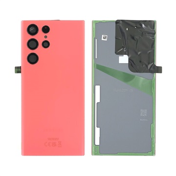 Capa Detrás GH82-27457H para Samsung Galaxy S22 Ultra 5G - Vermelho
