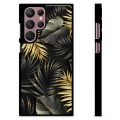 Capa Protectora - Samsung Galaxy S22 Ultra 5G - Folhas Douradas