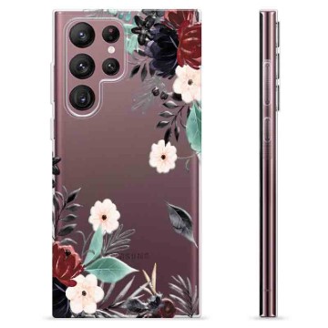 Capa de TPU - Samsung Galaxy S22 Ultra 5G - Flores de Outono