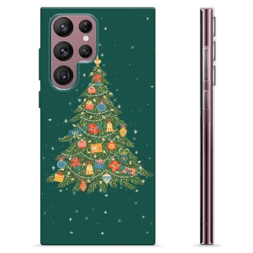 Capa de TPU - Samsung Galaxy S22 Ultra 5G - Árvore de Natal