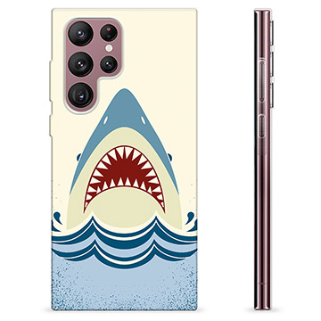 Capa de TPU - Samsung Galaxy S22 Ultra 5G - Mandíbulas de Tubarão