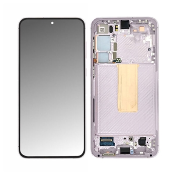 Estrutura para a Parte Frontal e Ecrã LCD GH82-30480D para Samsung Galaxy S23 5G - Lavanda