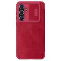 Bolsa Tipo Flip Nillkin Qin Pro para Samsung Galaxy S23 FE - Vermelho