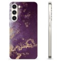 Capa de TPU - Samsung Galaxy S23+ 5G - Ameixa Dourada