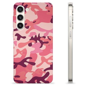 Capa de TPU - Samsung Galaxy S23+ 5G - Camuflagem Rosa