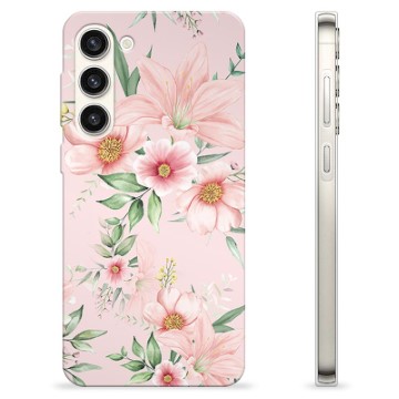 Capa de TPU - Samsung Galaxy S23+ 5G - Flores em Aquarela