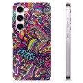 Capa de TPU - Samsung Galaxy S23 5G - Flores Abstratas