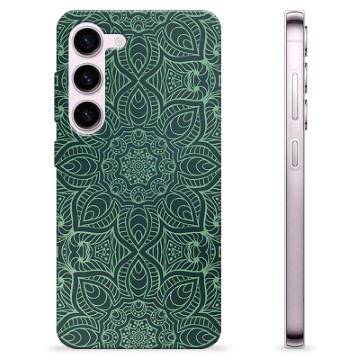 Capa de TPU - Samsung Galaxy S23 5G - Mandala Verde