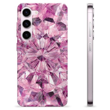 Capa de TPU - Samsung Galaxy S23 5G - Cristal Rosa