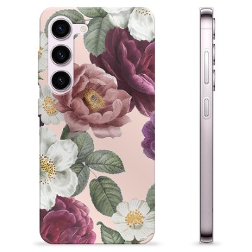 Capa de TPU - Samsung Galaxy S23 5G - Flores Românticas