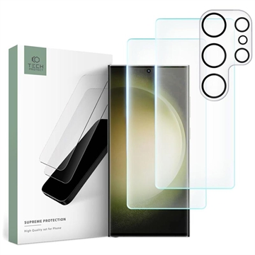 Conjunto de Proteção Tech-Protect para Samsung Galaxy S23 Ultra 5G - Transparente