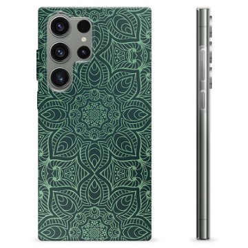 Capa de TPU - Samsung Galaxy S23 Ultra 5G - Mandala Verde