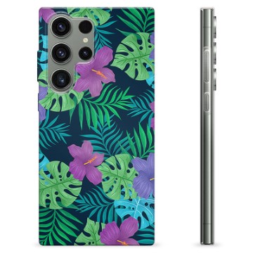 Capa de TPU - Samsung Galaxy S23 Ultra 5G - Flores Tropicais