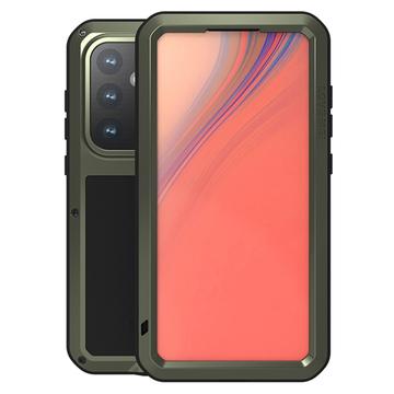 Capa Híbrida Love Mei Powerful para Samsung Galaxy S24 FE - Verde