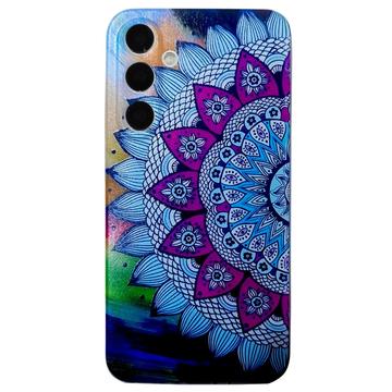 Capa em TPU Stylish Ultra-Slim para Samsung Galaxy S24 FE - Flor Mandala