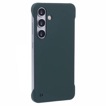 Capa de Plástico Sem Moldura para Samsung Galaxy S24 - Verde Escuro