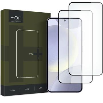 Protetor de Ecrã em Vidro Temperado Hofi Premium Pro+ para Samsung Galaxy S24 - 2 Peças - Borda Preta